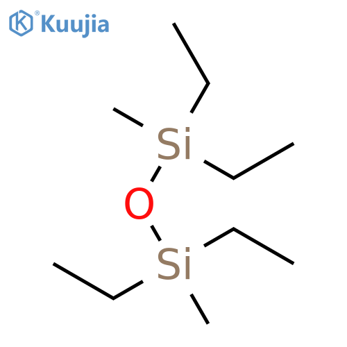 Disiloxane, 1,1,3,3-tetraethyl-1,3-dimethyl- structure