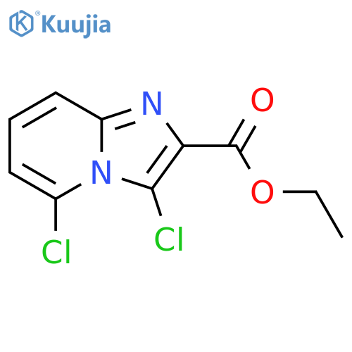 3,5-Dichloroimidazo[1,2-a]pyridine-2-carboxylic acid ethyl ester structure