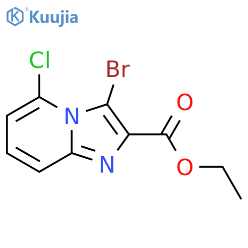 Ethyl 3-Bromo-5-chloroimidazo[1,2-a]pyridine-2-carboxylate structure