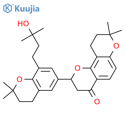 Tonkinochromane A; (S)-form, 2'',3''-Dihydro, 3''-hydroxy structure