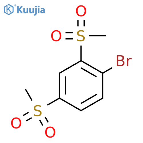2,4-Bis(methylsulphonyl)bromobenzene structure