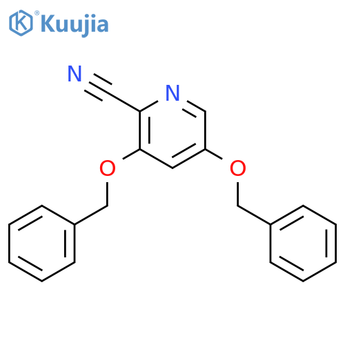 3,5-Bis(benzyloxy)picolinonitrile structure