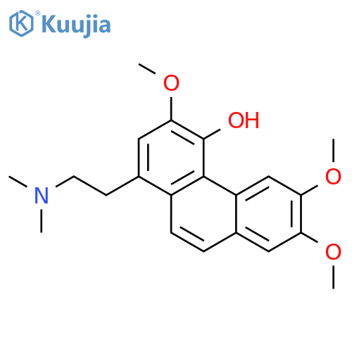4-Phenanthrenol,1-[2-(dimethylamino)ethyl]-3,6,7-trimethoxy- structure