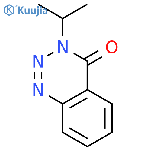 3-propan-2-yl-1,2,3-benzotriazin-4-one structure