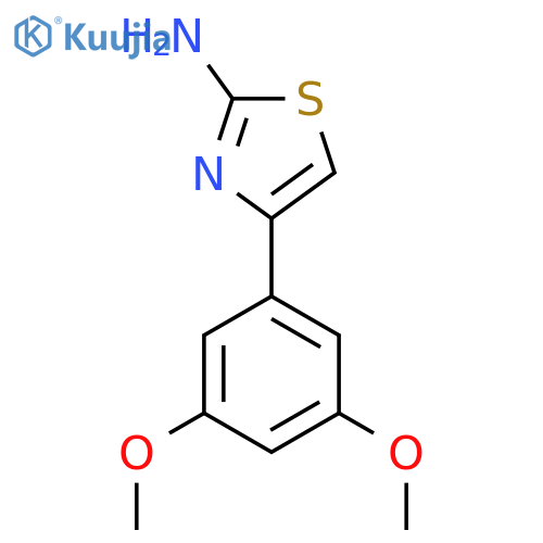 4-(3,5-dimethoxyphenyl)-1,3-thiazol-2-amine structure