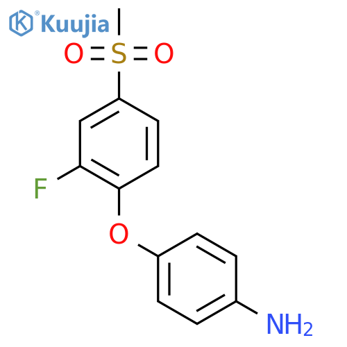 4-[2-Fluoro-4-(methylsulphonyl)phenoxy]aniline structure