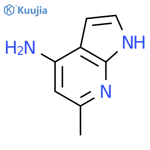 6-Methyl-1H-pyrrolo2,3-bpyridin-4-amine structure