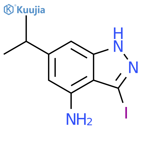 4-Amino-3-iodo-6-isopropyl(1H)Indazole structure