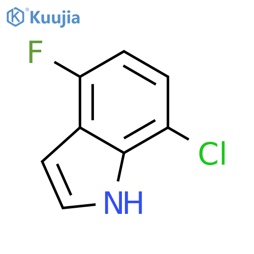7-Chloro-4-fluoroindole structure