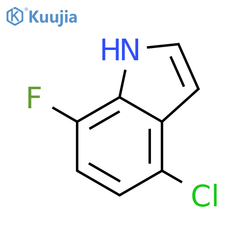 4-Chloro-7-fluoroindole structure