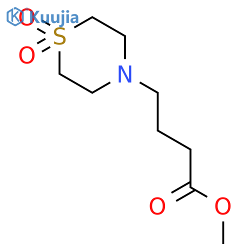 Methyl 4-(1,1-dioxidothiomorpholino)butanoate structure