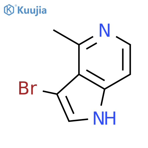 3-Bromo-4-methyl-5-azaindole structure
