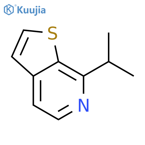 Thieno[2,3-c]pyridine, 7-(1-methylethyl)- (9CI) structure