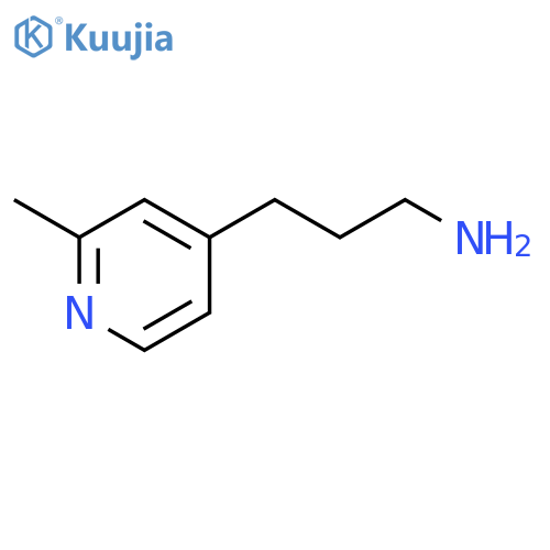 3-(2-methylpyridin-4-yl)propan-1-amine structure