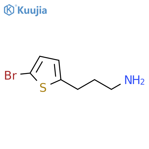 3-(5-bromothiophen-2-yl)propan-1-amine structure