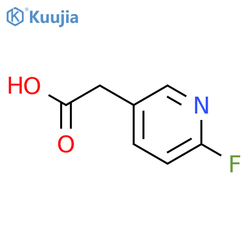 2-(6-FLUOROPYRIDIN-3-YL)ACETIC ACID structure