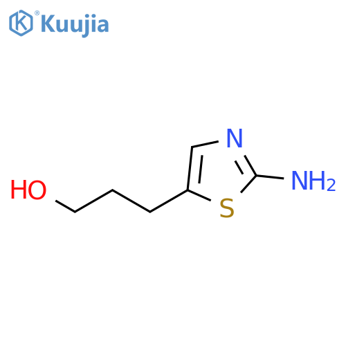 3-(2-Aminothiazol-5-yl)propan-1-ol structure
