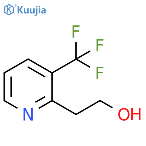 2-3-(trifluoromethyl)pyridin-2-ylethan-1-ol structure