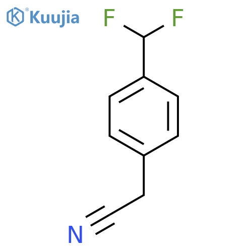 2-(4-(Difluoromethyl)phenyl)acetonitrile structure
