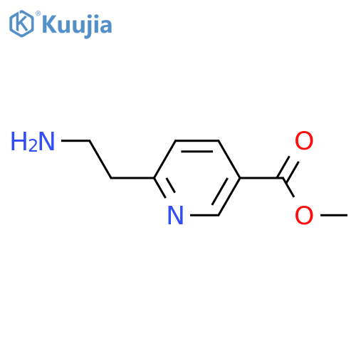 methyl 6-(2-aminoethyl)pyridine-3-carboxylate structure