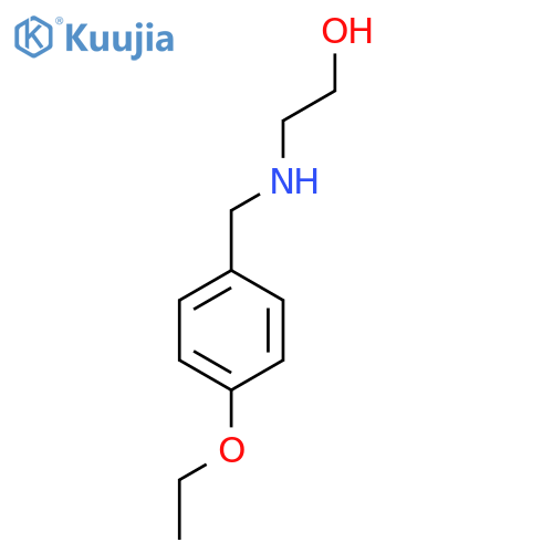 2-[(4-Ethoxyphenyl)methylamino]ethanol structure