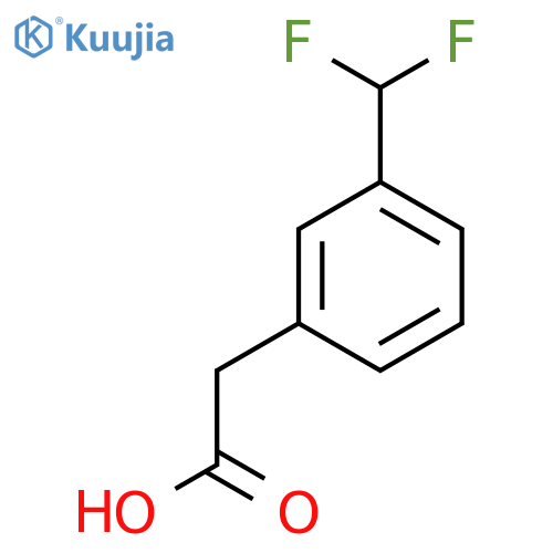 3-(Difluoromethyl)benzeneacetic Acid structure