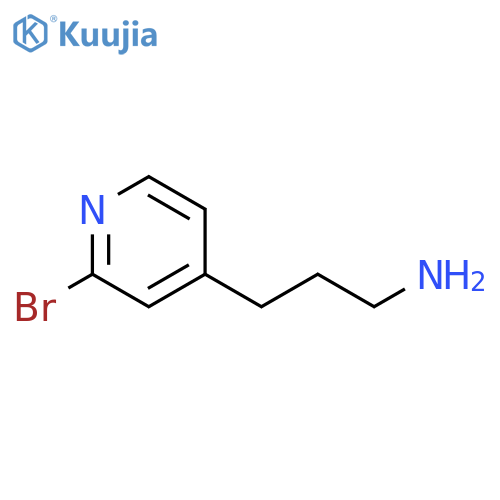 4-Pyridinepropanamine, 2-bromo- structure