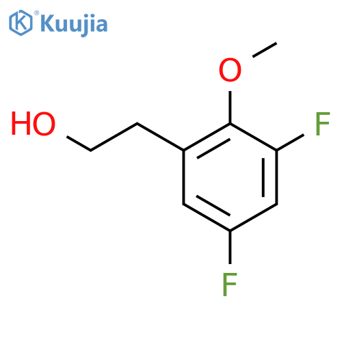 2-(3,5-difluoro-2-methoxyphenyl)ethan-1-ol structure