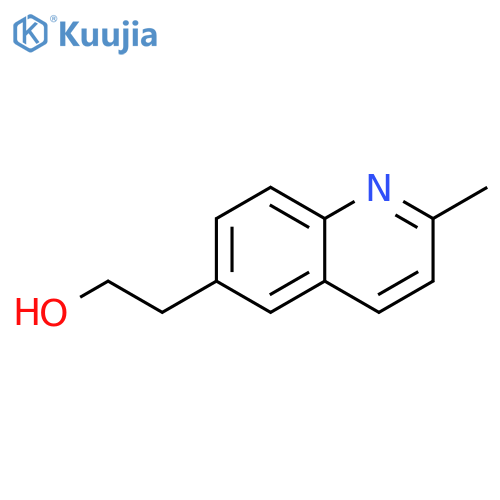 2-(2-methylquinolin-6-yl)ethan-1-ol structure