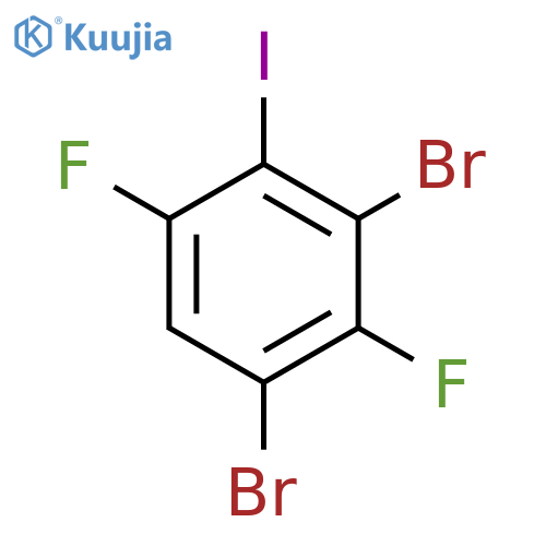 1,3-Dibromo-2,5-difluoro-4-iodobenzene structure
