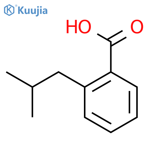 2-(2-Methylpropyl)benzoic Acid structure