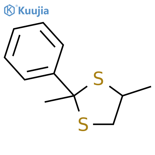 1,3-Dithiolane,2,4-dimethyl-2-phenyl- structure