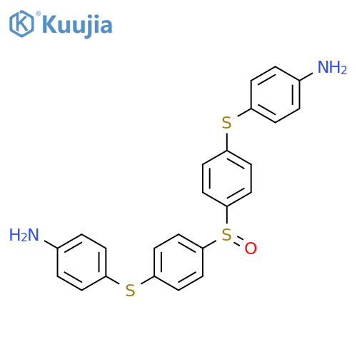 Benzenamine, 4,4'-[sulfinylbis(4,1-phenylenethio)]bis- structure