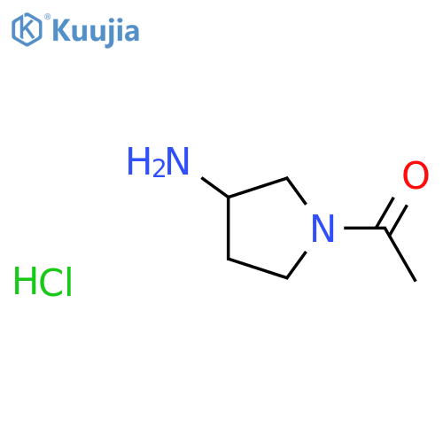 1-(3R)-3-aminopyrrolidin-1-ylethan-1-one structure