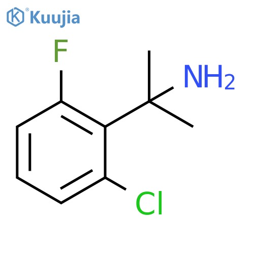 2-(2-chloro-6-fluorophenyl)propan-2-amine structure