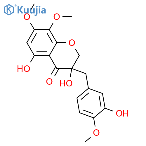 3,3',4',5,7,8-Hexahydroxyhomoisoflavanone; (S)-form, 4',7,8-Tri-Me ether structure