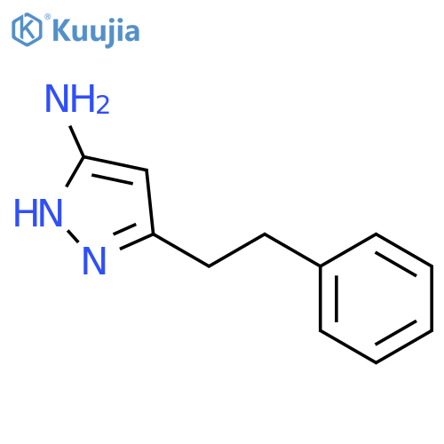 3-(2-Phenylethyl)-1H-pyrazol-5-amine structure