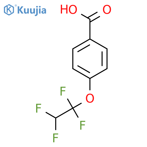 4-(1,1,2,2-Tetrafluoroethoxy)benzoic acid structure