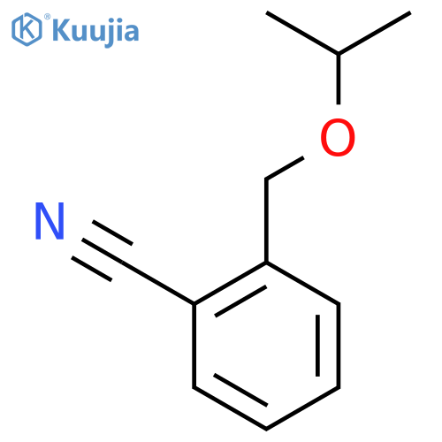 2-(Propan-2-yloxy)methylbenzonitrile structure