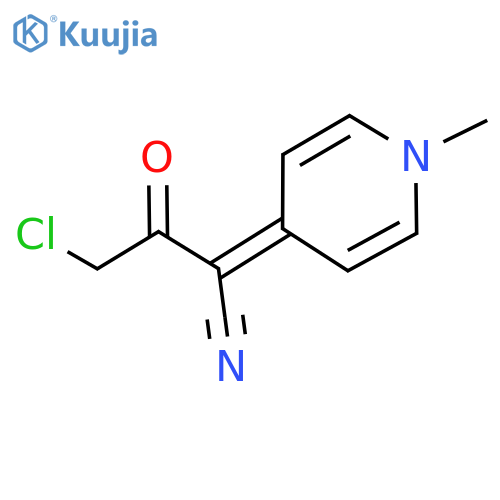 4-Chloro-2-(1-methyl-1,4-dihydropyridin-4-ylidene)-3-oxobutanenitrile structure
