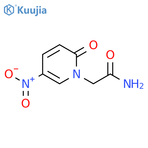 2-(5-nitro-2-oxo-1,2-dihydropyridin-1-yl)acetamide structure