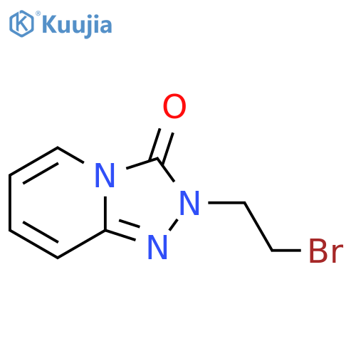 2-(2-Bromoethyl)-2H,3H-1,2,4triazolo4,3-apyridin-3-one structure