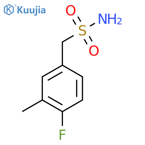 (4-fluoro-3-methylphenyl)methanesulfonamide structure