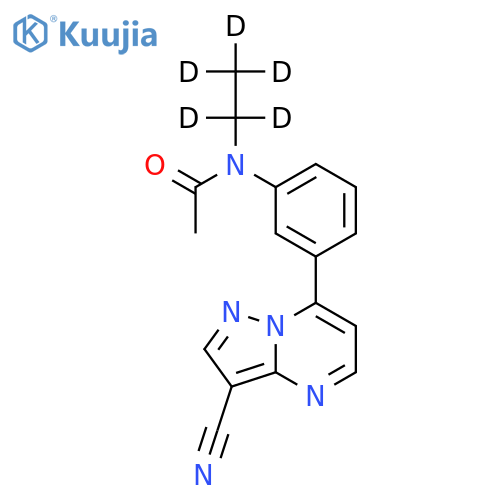 Zaleplon-d5 structure