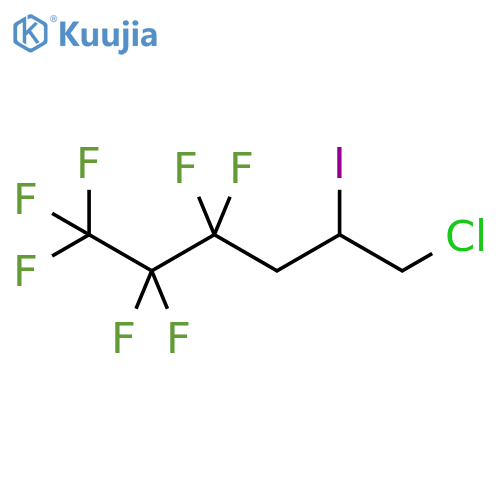 hexane, 6-chloro-1,1,1,2,2,3,3-heptafluoro-5-iodo- structure