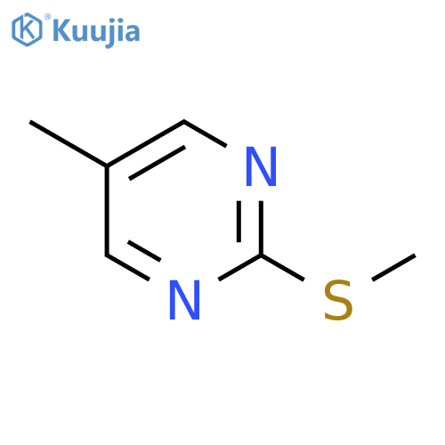 5-Methyl-2-(methylthio)pyrimidine structure