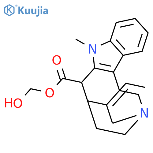 1H-3,6-Ethanoazonino[5,4-b]indole-7-carboxylicacid, 5-ethylidene-2,4,5,6,7,8-hexahydro-7-(hydroxymethyl)-, methyl ester,(3S,5E,6S,7S)- structure