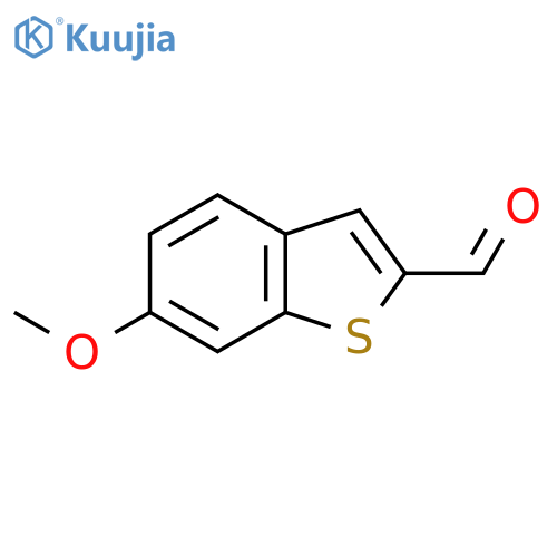 6-Methoxy-benzobthiophene-2-carbaldehyde structure