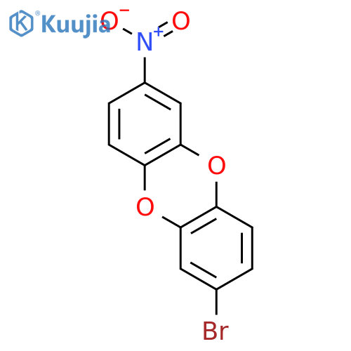 2-Bromo-7-nitrodibenzob,e1,4dioxine structure