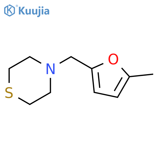 4-[(5-methylfuran-2-yl)methyl]thiomorpholine structure